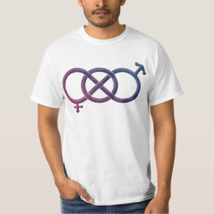 Bisexuelle Stolperflagge Farbe des Geschlechts Ken T-Shirt