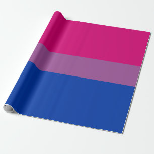 Bisexuelle Stolperflagge Geschenkpapier