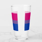 Bisexuelle Stolperflagge Glas (Links)