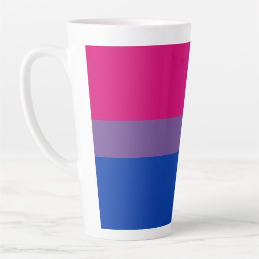 Bisexuelle Stolperflagge Milchtasse (Links)