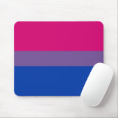 Bisexuelle Stolperflagge Mousepad (Mit Mouse)