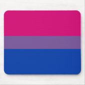 Bisexuelle Stolperflagge Mousepad (Vorne)
