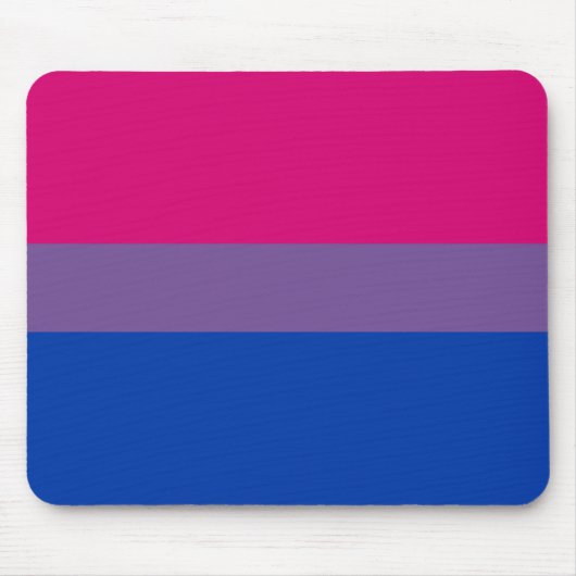 Bisexuelle Stolperflagge Mousepad (Vorne)