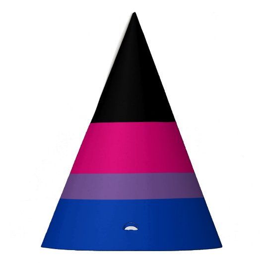 Bisexuelle Stolperflagge Partyhütchen (Links)