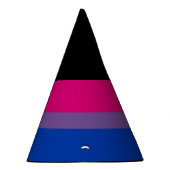 Bisexuelle Stolperflagge Partyhütchen (Rechts)