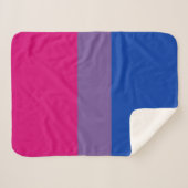 Bisexuelle Stolperflagge Sherpadecke (Vorderseite (Horizontal))