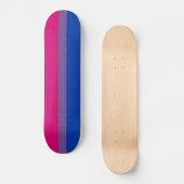Bisexuelle Stolperflagge Skateboard (Vorderseite)