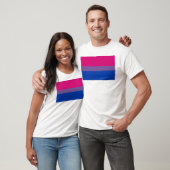 Bisexuelle Stolperflagge T-Shirt (Unisex)