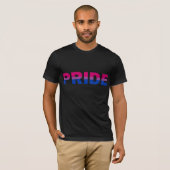 Bisexuelle Stolperflagge T-Shirt (Vorne ganz)