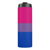 Bisexuelle Stolperflagge Thermosbecher (Vorderseite)