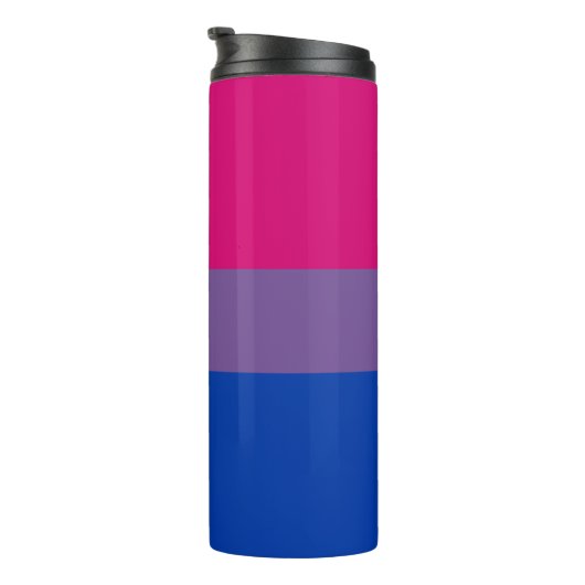 Bisexuelle Stolperflagge Thermosbecher (Nach rechts gedreht)