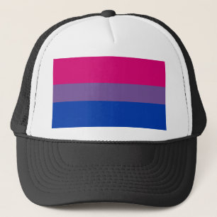 Bisexuelle Stolperflagge Truckerkappe