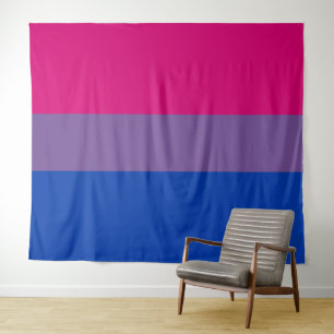 Bisexuelle Stolperflagge Wandteppich