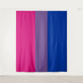 Bisexuelle Stolperflagge Wandteppich (Vorderseite)