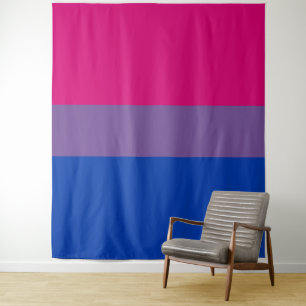 Bisexuelle Stolperflagge Wandteppich