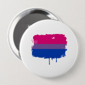 Bisexuelle Stolz-Farben Button (Vorne & Hinten)