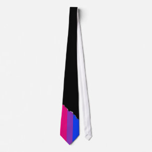 Bisexuelle Stolz-Flagge Krawatte