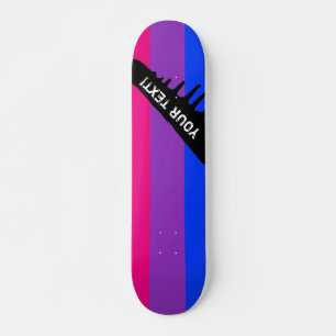 Bisexuelle Stolz-Flagge Skateboard