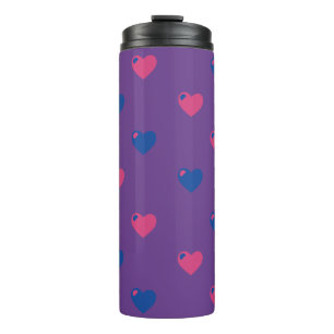 Bisexuelle Stolz-Herzen-Thermobecher Thermosbecher