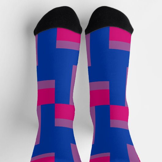 Bisexuelle Stolz-Socken mit Inspiriert Crew Socken (Oben)