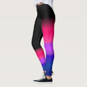 Bisexuelle Stolzflagge des asymetrischen Bi Leggings (Links)