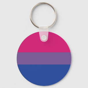 Bisexuelle Streifen des   Stolz-Flaggen-Entwurfs-  Schlüsselanhänger