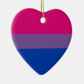 BISEXUELLE STRIPES-DESIGN KERAMIK ORNAMENT (Rechts)