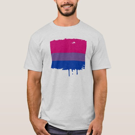 BISEXUELLE STRIPES-DESIGN T-Shirt (Vorderseite)