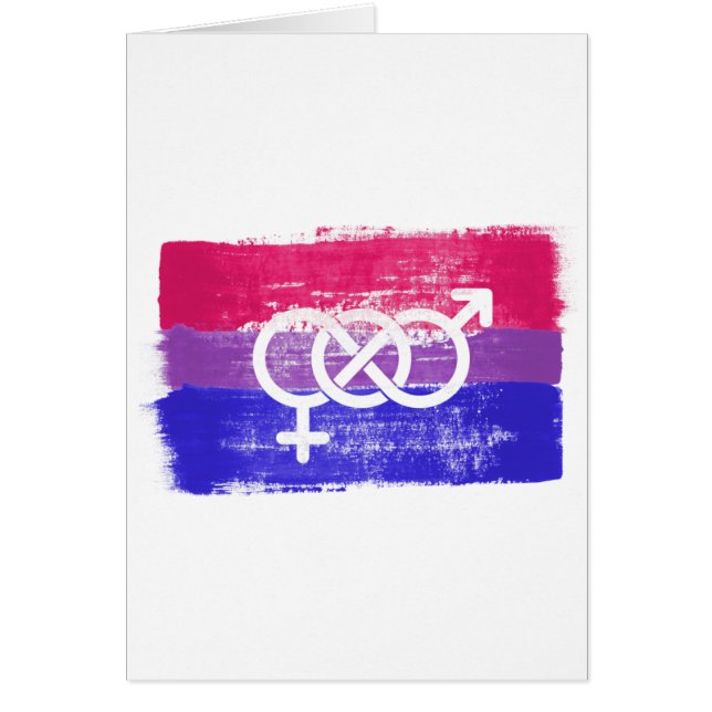 BISEXUELLE SYMBOL-PREISFLAGE (Vorne)