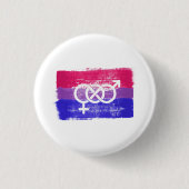 BISEXUELLE SYMBOL-PREISFLAGE BUTTON (Vorderseite)