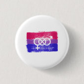 BISEXUELLE SYMBOL-PREISFLAGE BUTTON (Vorderseite)