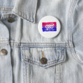 BISEXUELLE SYMBOL-PREISFLAGE BUTTON (Beispiel)
