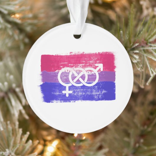 BISEXUELLE SYMBOL-PREISFLAGE ORNAMENT (Baum)