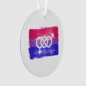 BISEXUELLE SYMBOL-PREISFLAGE ORNAMENT (Vorderseite)