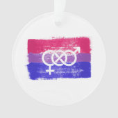 BISEXUELLE SYMBOL-PREISFLAGE ORNAMENT (Vorderseite)