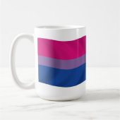 Bisexuelle Tasse der Flagge (Links)