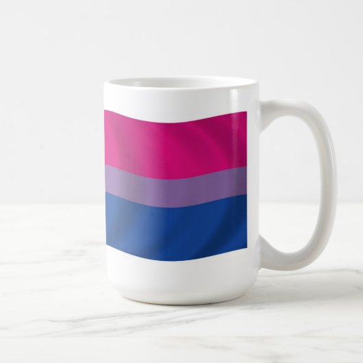Bisexuelle Tasse der Flagge (Rechts)