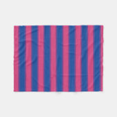 Bisexuellen-Flagge Fleecedecke (Vorderseite (Horizontal))