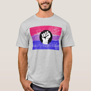 Bisexuellen Stolz Faust Stolz T-Shirt