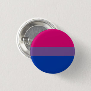 Bisexuellen-Stolz-Flagge Button