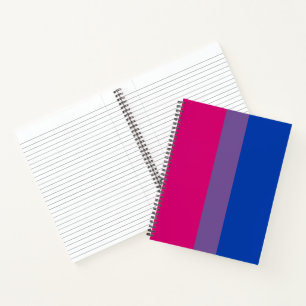 Bisexuellen-Stolz-Flagge Notizblock