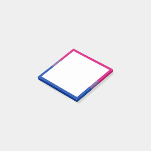 Bisexuellen-Stolz-Flagge Post-it Klebezettel