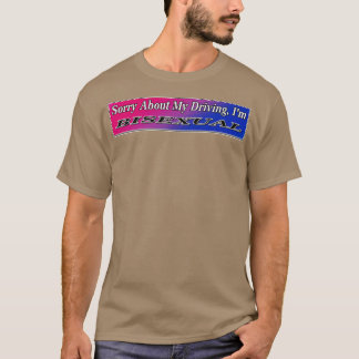 Bisexueller Autoaufkleber Funny Driving Meme T-Shirt