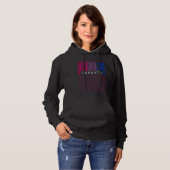 Bisexueller Barcode Pride Toronto Kanada Queer Äst Hoodie (Vorne ganz)