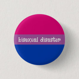 bisexueller Desaster Button