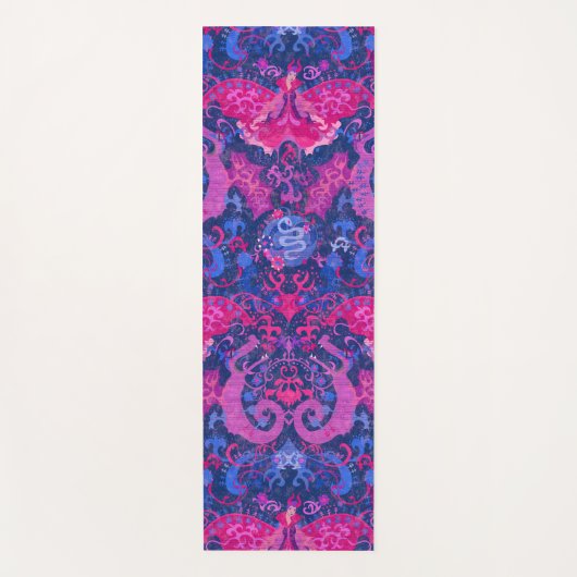 Bisexueller Drachendampfer - Bi-Pride-Flaggenfarbe Yogamatte (Vorderseite)