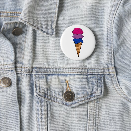 Bisexueller Eis Button (Beispiel)