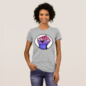 Bisexueller Faustkreis T-Shirt (Vorne ganz)