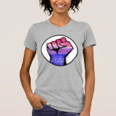 Bisexueller Faustkreis T-Shirt (Vorderseite)