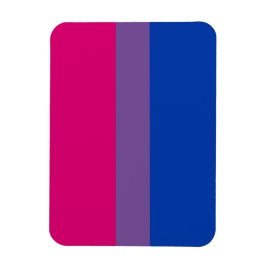 Bisexueller Flaggenmagnet Magnet (Vertikal)